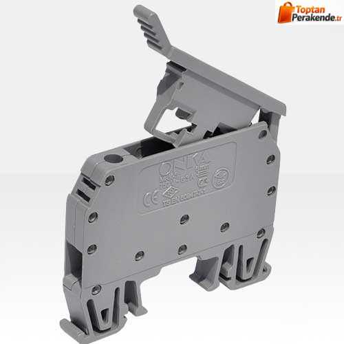 Onka MRK-S 6mm 6.3A Boş Sigortalı Klemens Gri ON-1322